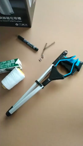 [การจัดส่งท้องถิ่น] ที่จับทรายพร้อมแม่เหล็ก32 "เครื่องมือจับ Reacher แบบพับได้จับสวนใบไม้