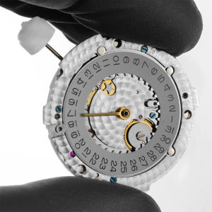 2026 Hot 3235 Mechanical Movement Engraved Automatic Mechanical Movement VR3235 Blue Balance Wheel SUB/DJ Movement