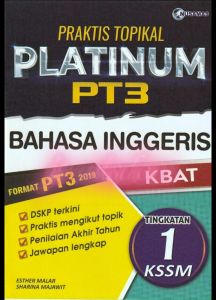 PRAKTIS TOPIKAL PLATINUM TINGKATAN 1 KBAT/KSSM PT3 BUKU LATIHAN - NUSAMAS