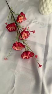 Rhododendron Artificial Flower Bouquet Home Wedding Party Decoration Fake Flowers Living Room Garden Ornaments Simulation Butterfly Flowers