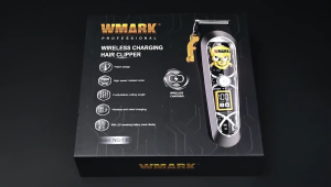 WMARK NG-130 Wireless Charging Hair Clipper High Speed Professional Hair Cutter With LED Display Hair Clipper For Men Patented Design Stainless Trimmer