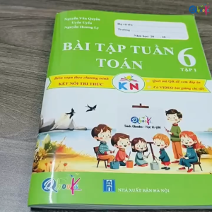 Sách - Bài tập tuần Toán - Lớp 6 - Tập 1 - Kết Nối (Qbooks)
