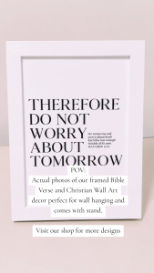 Bible Verse Wall Art with Frame – Grace & Truth Living Faith Collection | 16  Christian Wall Decor