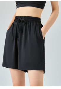 SUPERFLOWER Womens UV Protection Cool Feeling Sports Cycling Running Shorts with Pockets Loose Thin Jogging Pants