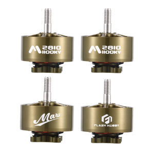 4 FLASHHOBBY Mars M2812 Động Cơ Không Chổi Than 900KV Cho FPV Tự Do Tầm Xa 3-6S LiPo Tương Thích DIY RC Máy Bay Phần