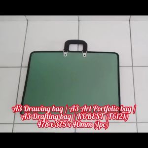 KOBEST F6121 A3 Drawing Bag / A3 Art Portfolio Bag/ A3 Drafting Bag - 1pcs