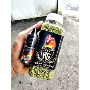 SATU PAKET MILET+ OIL NGOSLET /PENGGACOR BURUNG LOVEBRID/PENGGACOR LB PROSES LB KOSLET/DURASI