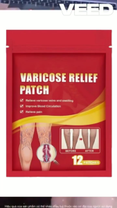 Miếng Dán Giảm Tĩnh Mạch Varicose Relief 12 Miếng - Giảm Sưng Tấy Khó Chịu Phục Hồi Tĩnh Mạch