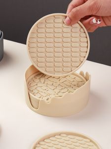 Silicone Non-slip Heat-resistant Absorbent Premium Coaster