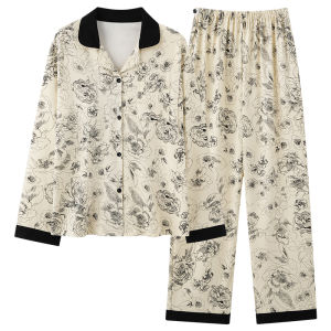 miiow | Maternity Sleepwear Long Sleeve Womens Postpartum Home Clothes Summer Autumn Feeding Breastfeeding Outerwear With Chest Pad