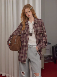 Unifree | New American Retro Loose Street College Style Shirt