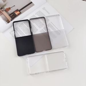 Ultra Thin Matte Translucent Shockproof Phone Case For Samsung Galaxy Z Flip 8 7 6 5 4 3 Flip7 FE Flip8 Clear Slim PC Hard Cover