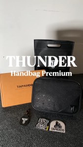 Tas Selempang Pria Tapaxco 2in1 Slingbag & Bag Handbag Pouch Thunder Premium Waterproof Local