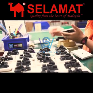 [SIRIM APPROVED] SELAMAT MS-8 SERIES 2 GANG 1 WAY WALL SWITCH MS8102