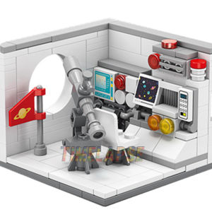Bandai | Children Girl DIY Architecture Street View Food House Building Blocks Kit Classic Movie Model Toys Bricks