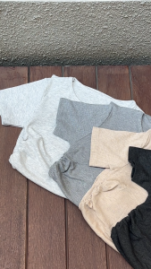 Lotus clothing Eve Set - Setelan Wanita Knit - One Set Basic - Setelan Celana dan Atasan