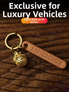 CHEYI | Anti-Lost Customized Phone Number Plate Car Keychain