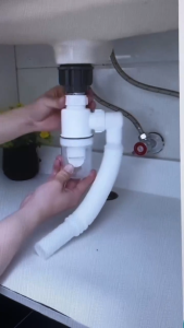 Universal Sink Flexible Expandable Drain Pipe Set Retractable Deodorant Sewer Drainage Water Hose Wash Basin Drainer