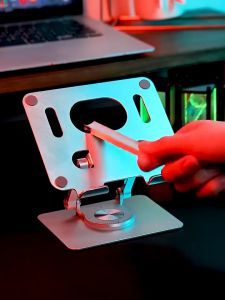Tablet Mobile Phone Stand 360 Degree Aluminum Foldable Rotation Desktop Stand Holder Compatible For Phone Tablet