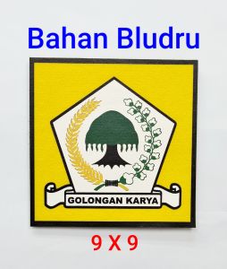Patch NASDEM DEMOKRAT HANURA PDIP GERINDRA GOLKAR PSI PKS Emblem Prepet Perekat Velkro Tactical Army