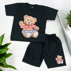 SETELAN BAJU ANAK  BEAR BUKAN AKU YANG HEBAT TAPI DOA MAMA YANG KUAT UNTUK USIA 1-10 TAHUN/SETELAN BAJU ANAK VIRALL