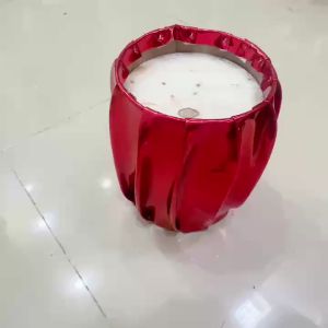 Trụ cắm hoa bằng simili Giỏ cắm hoa tròn dùng cho hoa tươi hoa sáp