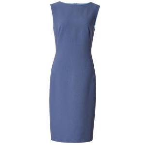 Elegant Commuter Sleeveless Slim Fit Midi Dress Womens Fashion Spring Office Pure Color Skirt Roeys House LE08879