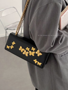 French Style Underarm Womens Bag 2025 New Spring Single Shoulder Crossbody Bag Fashionable Chain Small Square Bag