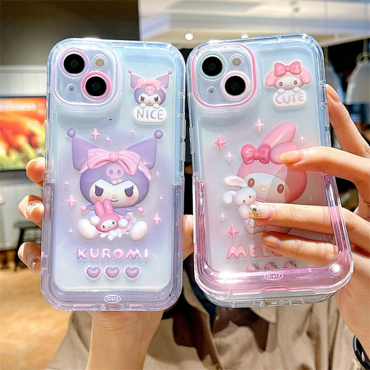 【iPhone16ProMax】 My Melody & Kuromi Case Case For Iphone 16e 16 Pro Max 11 12 13 14 15 Pro Max 16 15