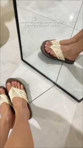 STOMPION Korean Sandals Flat Slippers for Women Casual Retro Outdoor Fashion Flip Flops