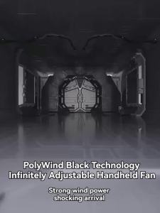 2025 PortableFan - Handheld Fan with 100 Speed Levels Stepless Control and Digital Display for Home Dorm and Office