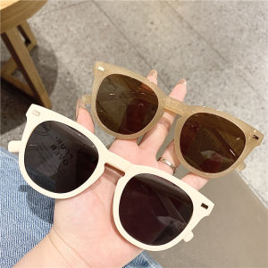 แว่นกันแดดทรงกลมสำหรับผู้ชายและผู้หญิงป้องกันรังสียูวี สไตล์ใหม่ 2021 แว่นกันแดดทรงเก๋ๆ สำหรับหน้ามนและหน้ากว้าง