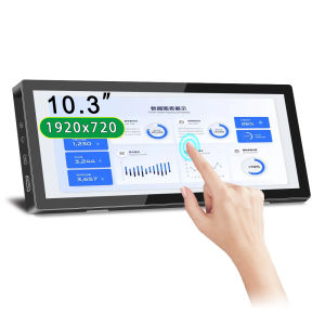 Long Monitor Portable Monitor 10.3inch Touchscreen 1920x720 60Hz IPS Panel HD LCD Display Type-c HDMI For Laptop Switch Xbox