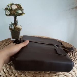 Tas Selempang Pria 100% Kulit Sapi Garut Pull up Premium