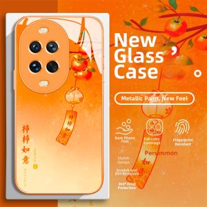 NAZHIMING | New Year Chinese Style Premium Huawei Nova Phone Case Glass/Soft Shell