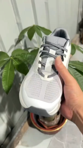 รองเท้าQC Cloud - สีเทา✅รองเท้าวิ่ง รองเท้าออกำลังหาย รองเท้าผ้าใบชายและหญิง รุ่นใหม่มาแรง