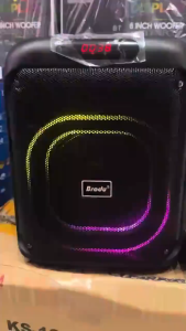 BTS -2107 3000mAh 8"inches Karaoke Wireless Bluetooth speaker with rechargeable microphone