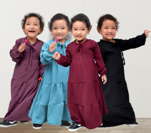 Baju muslim anak perempuan Gamis anak perempuan Baju anak peremepuan Dress Muslim Anak