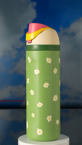 【PH Ready Stock】Owala Darling Daisy 24oz/32oz FreeSip Insulated Water Bottle with Straw