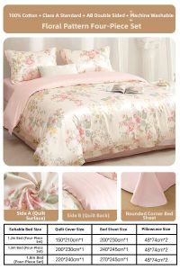 Mercury | 4-Piece 100 Cotton Bedding Set