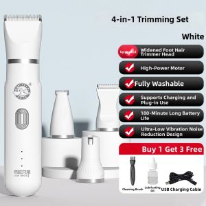 L&W Bros | 4-in-1 Rechargeable Dog Grooming Trimmer