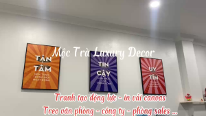 Tranh canvas slogan tiếng Anh tạo động lực đã có khung nhiều mẫu tặng kèm đinh treo đa năng