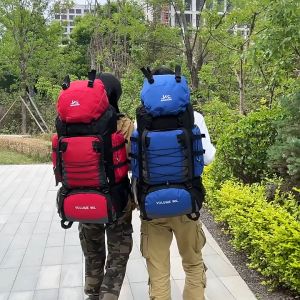 Tas Hiking Gunung Carrier Bag Travel Backpack Waterproof 90L