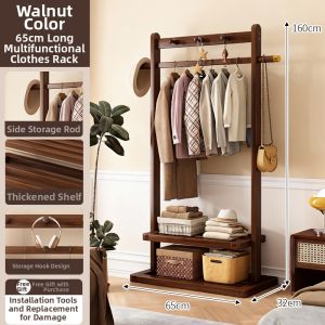 TUOJUE | Mobile Non-wood Simple Standing Coat Rack