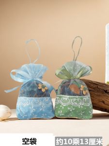 Mesh Bag Breathable Sachet Perfume Bag Transparent Bag Diablement Fort Buggy Bag Storage Drawstring Pocket Candy Bag