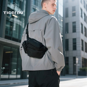 Tigernu Chest Bags For Men Sports Fanny Pack Oxford Waist Bags Mens Breasts Tactical Shoulder Bags Outdoor Sling Bags Belt Bag