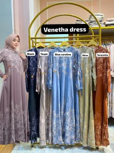 Venetha Dress ✅ Nadheera Luxury ( READY STOK)
