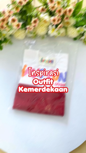 Ivaniar | Baju Merah Putih | Baju Agustusan Couple Ibu dan Anak 1-12 tahun