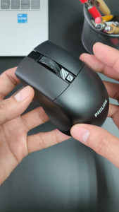 Philips Wireless Mouse 5000 Series Dual Mode 2.4G Bluetooth Silent Click 1600 DPI Ergonomic Mouse