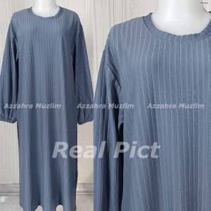 Eurigo - Kimia Long Tunik Wanita Belah Samping Tania Tunik Atasan Muslim